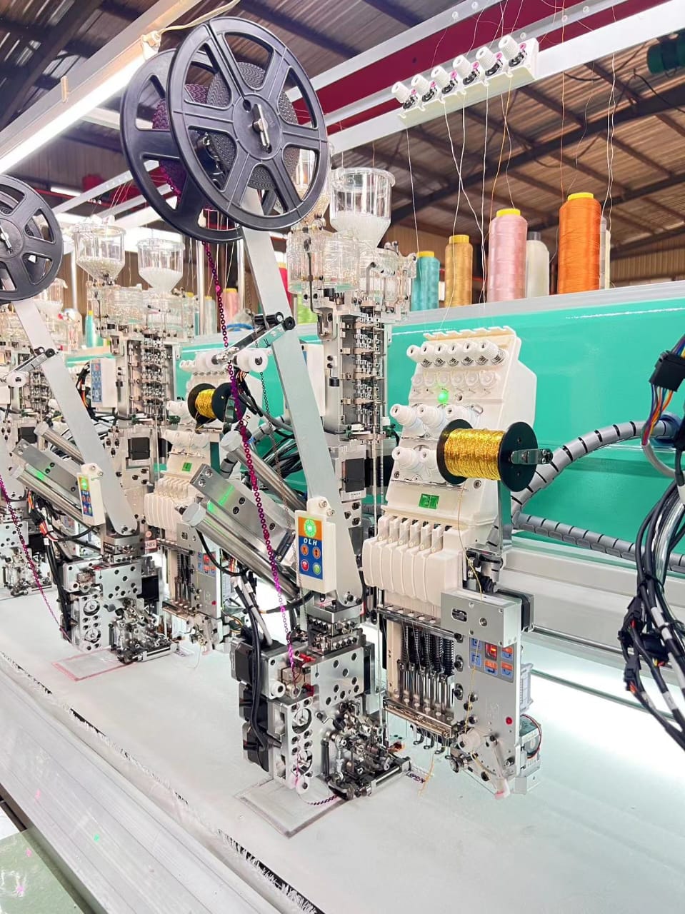 supper highspeed embroidery machines and harvester